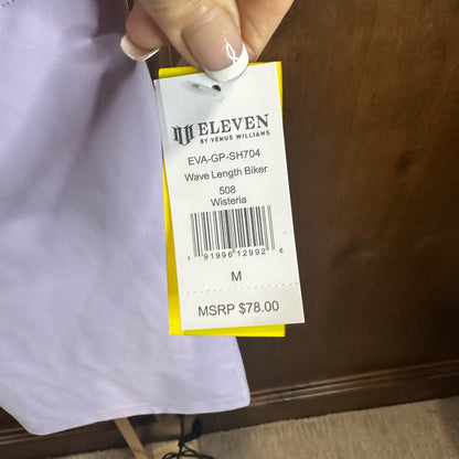 NWT SIZE S/MEleVen by Venus Williams Purple Bike Shorts High-Waisted Compression