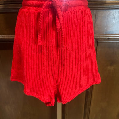 NWT SIZE XS/M EleVen by Venus Williams High Waist Red Performance Shorts
