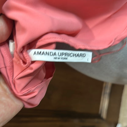 NWOT SIZE L Amanda Uprichard Pink Fitted Asymmetrical Camisole