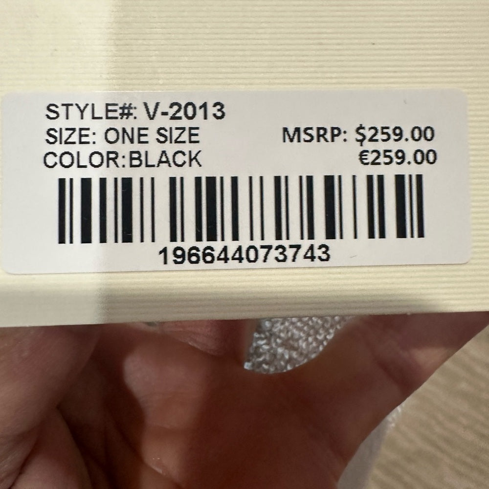 NEW Valentina Black Quilted Tote with Gold Hardware