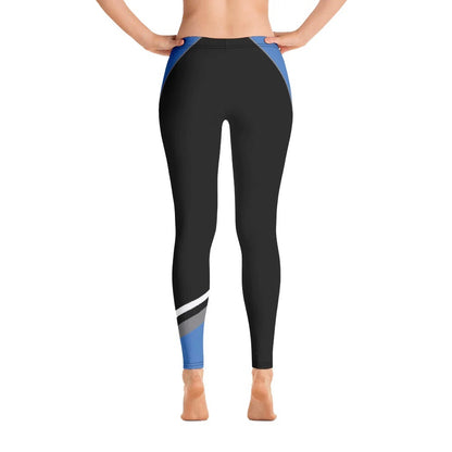 NWT SIZE XS EleVen by Venus Williams Black and Blue Athletic Leggings