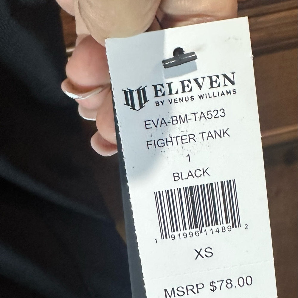 EleVen by Venus Williams Black Fighter Tank