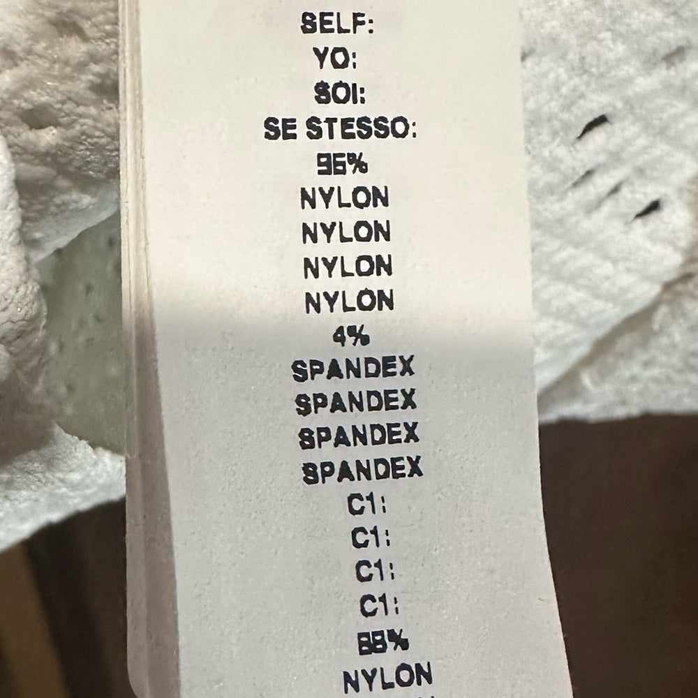 NWT SIZE M EleVen by Venus Williams Pink and White Polo Tank Top