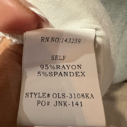 NWOT SIZE M Fitted Cream Embellished Tank Top