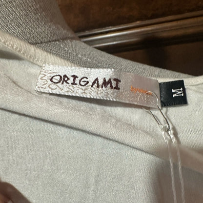 NWOT SIZE M Fitted Cream Embellished Tank Top