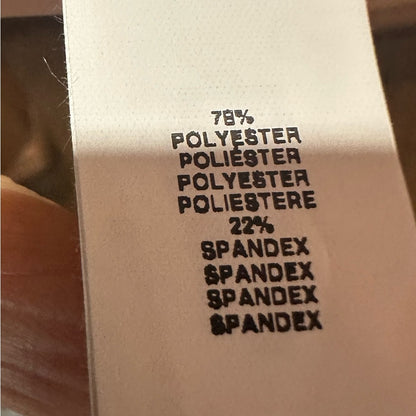 NWT SIZE L EleVen by Venus Williams Black and White Plaid Crop Top