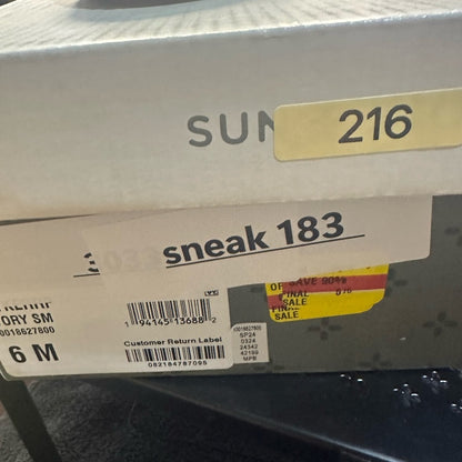 216. NEW SIZE 6 Sun + Stone Cream Espadrille Flat Sandals