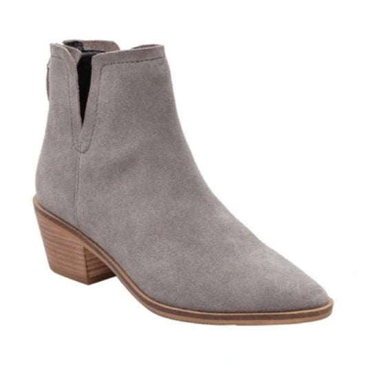 228.229. NEW SIZE 9.5 Gray Ankle Boots with Sleek Design