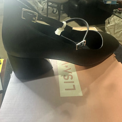 230.231. NEW SIZE 7 Black Chunky Heel Mary Jane Shoes