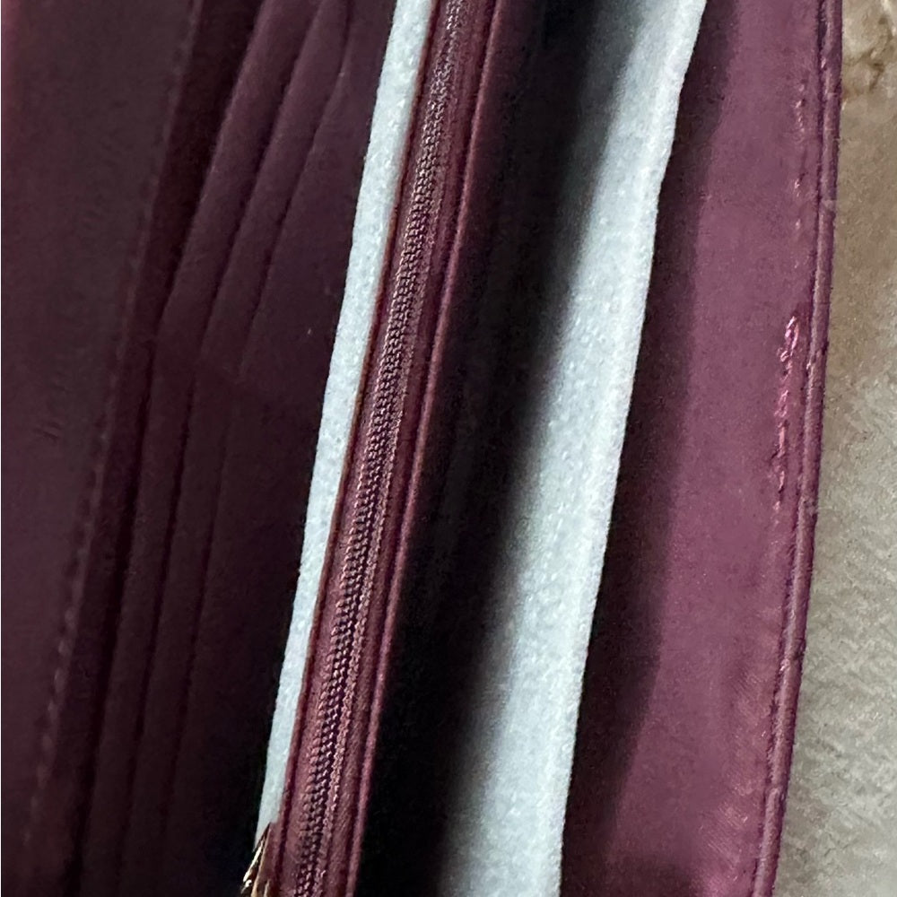 Badgley Mischka Purple Quilted Crossbody Bag