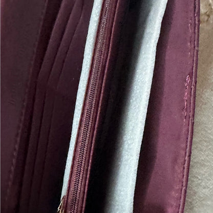 Badgley Mischka Purple Quilted Crossbody Bag