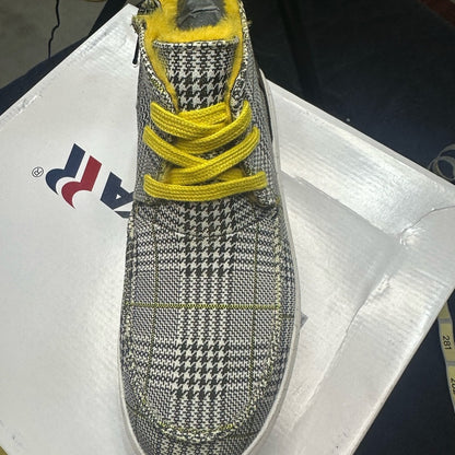 259. NEW SIZE 8-8.5/38 Romika Yellow and Black Fashion Boots with Plush Lining