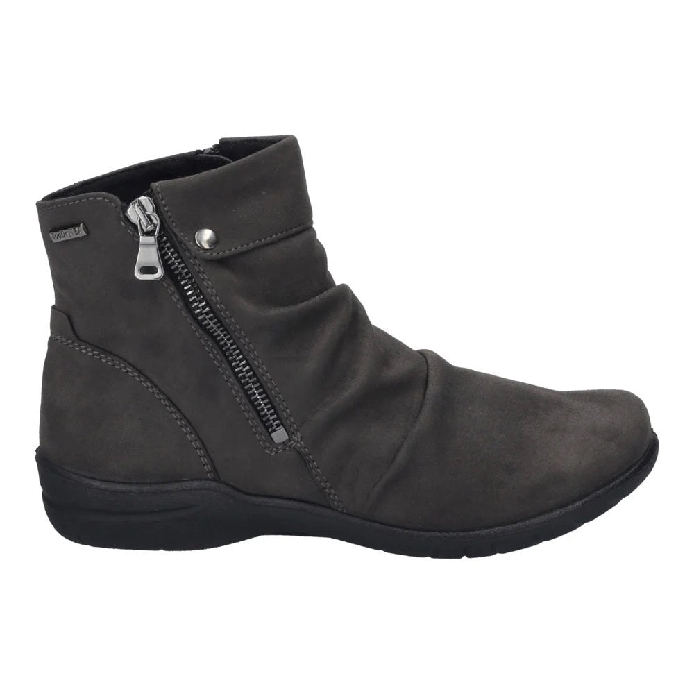 264. NEW SIZE 6.5-7.5/36 Romika Gray Ankle Boots with Comfort Sole, Side Zipper
