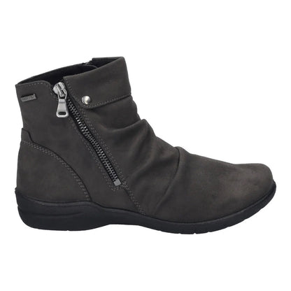 264. NEW SIZE 6.5-7.5/36 Romika Gray Ankle Boots with Comfort Sole, Side Zipper