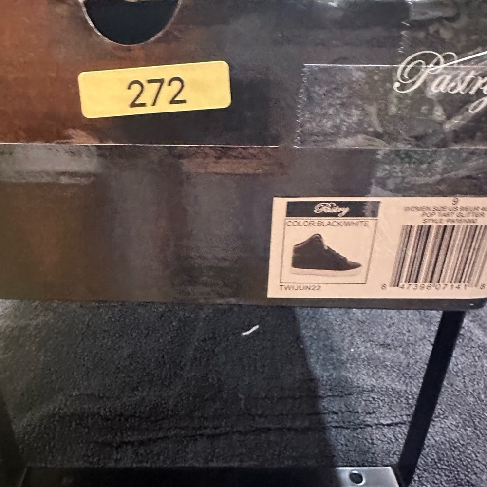 Pastry Black and White Athletic High-Tops