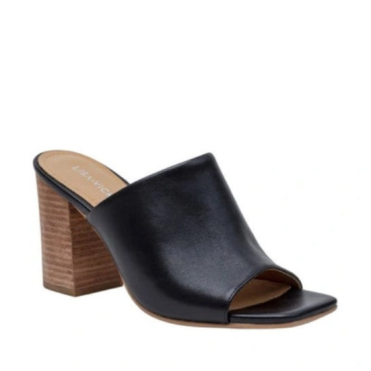 280.281. NEW SIZE 7 Black Minimalist Mules with Rounded Toe