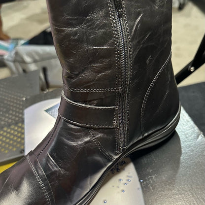 265. NEW SIZE 6.5 Romika Black Ankle Boots with Buckle Detail