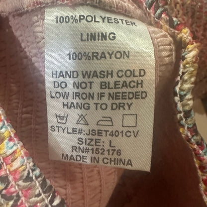 NWT SIZE S Pink Ruffled Tiered Mini Sundress