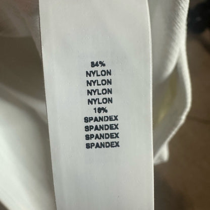 NWT SIZE M EleVen by Venus Williams White Textured Athletic Shorts