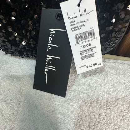 NEW Nicole Miller Black Glamorous Shoulder Bag