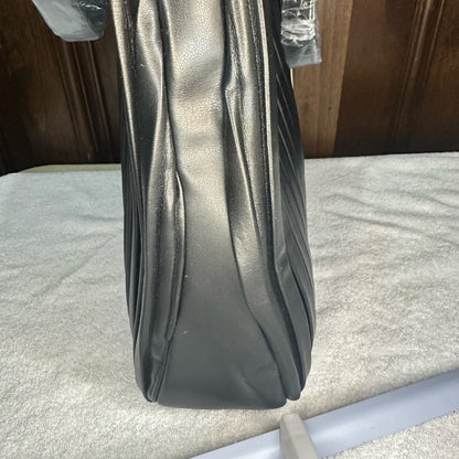 NWT Nicole Miller Black Tote with Structured Design