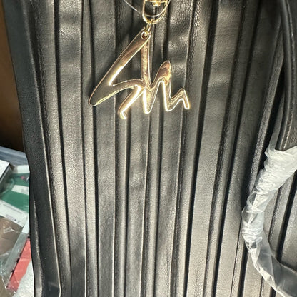 NWT Nicole Miller Black Tote with Structured Design