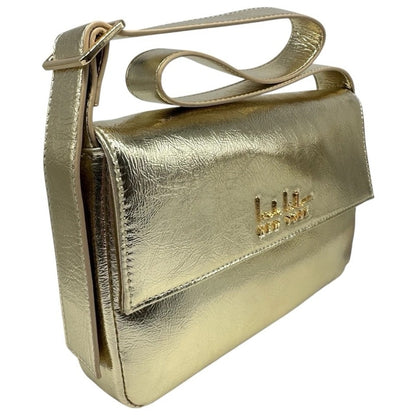 NWT Nicole Miller Gold Clutch Elegant Metallic Wristlet