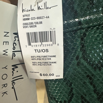 NWT Nicole Miller Black Chain Strap Shoulder Bag