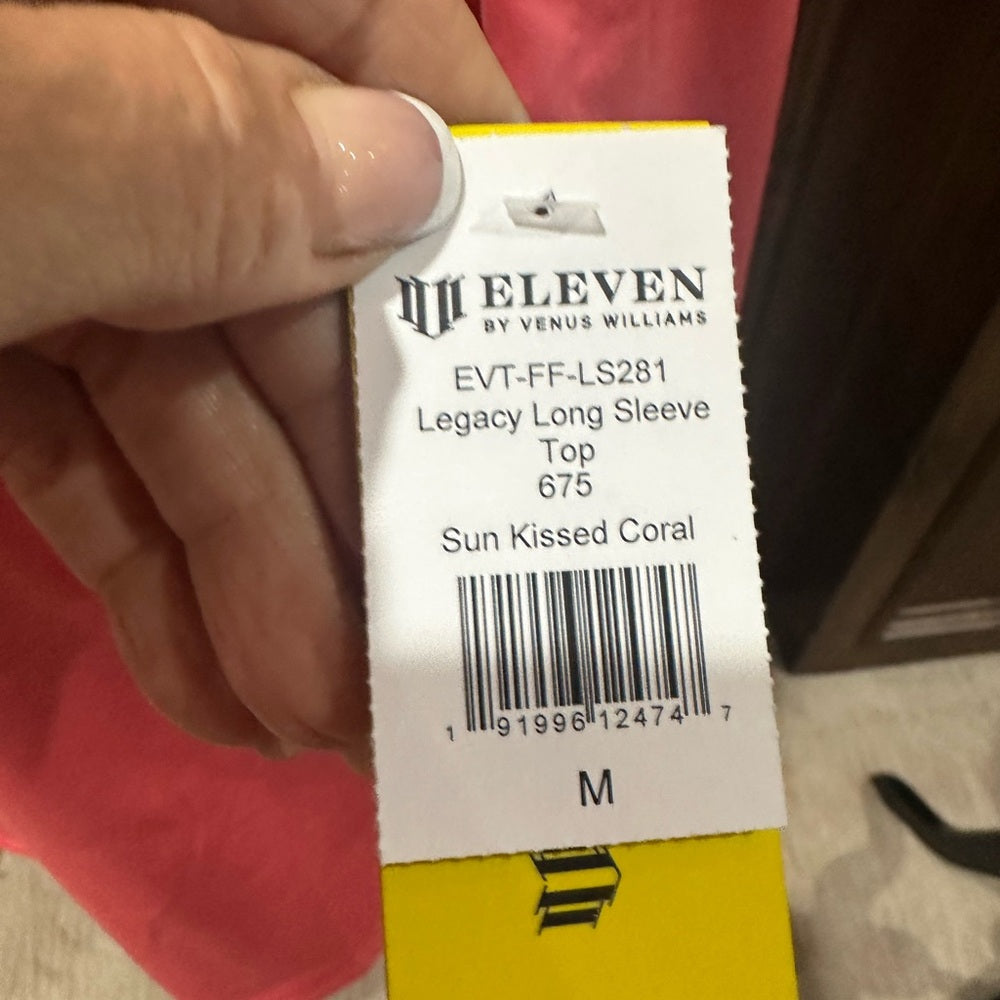 NWT SIZE XS-M EleVen by Venus Williams Pink Polo Hoodie