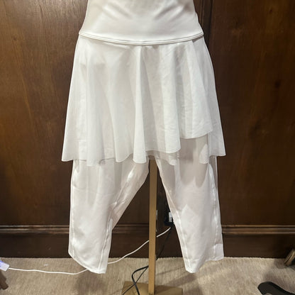 NWT SIZE XXL-XS EleVen  by Venus Williams White Knee-Length Ribbed Skirt