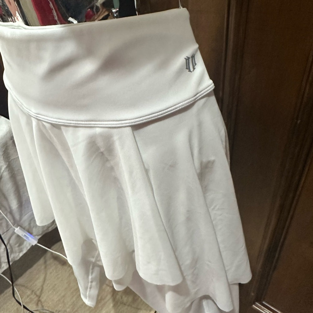 NWT SIZE XXL-XS EleVen  by Venus Williams White Knee-Length Ribbed Skirt