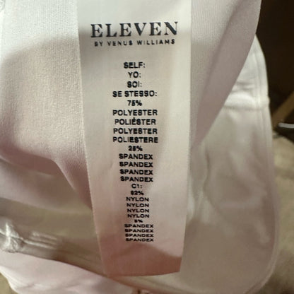 NWT SIZE XXL-XS EleVen  by Venus Williams White Knee-Length Ribbed Skirt