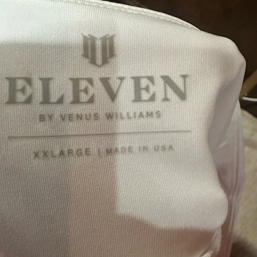 NWT SIZE XXL-XS EleVen  by Venus Williams White Knee-Length Ribbed Skirt