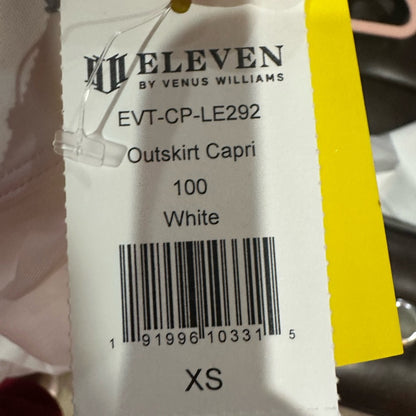 NWT SIZE XXL-XS EleVen  by Venus Williams White Knee-Length Ribbed Skirt