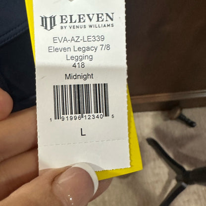 NWT SIZE L EleVen by Venus Williams Navy Leggings