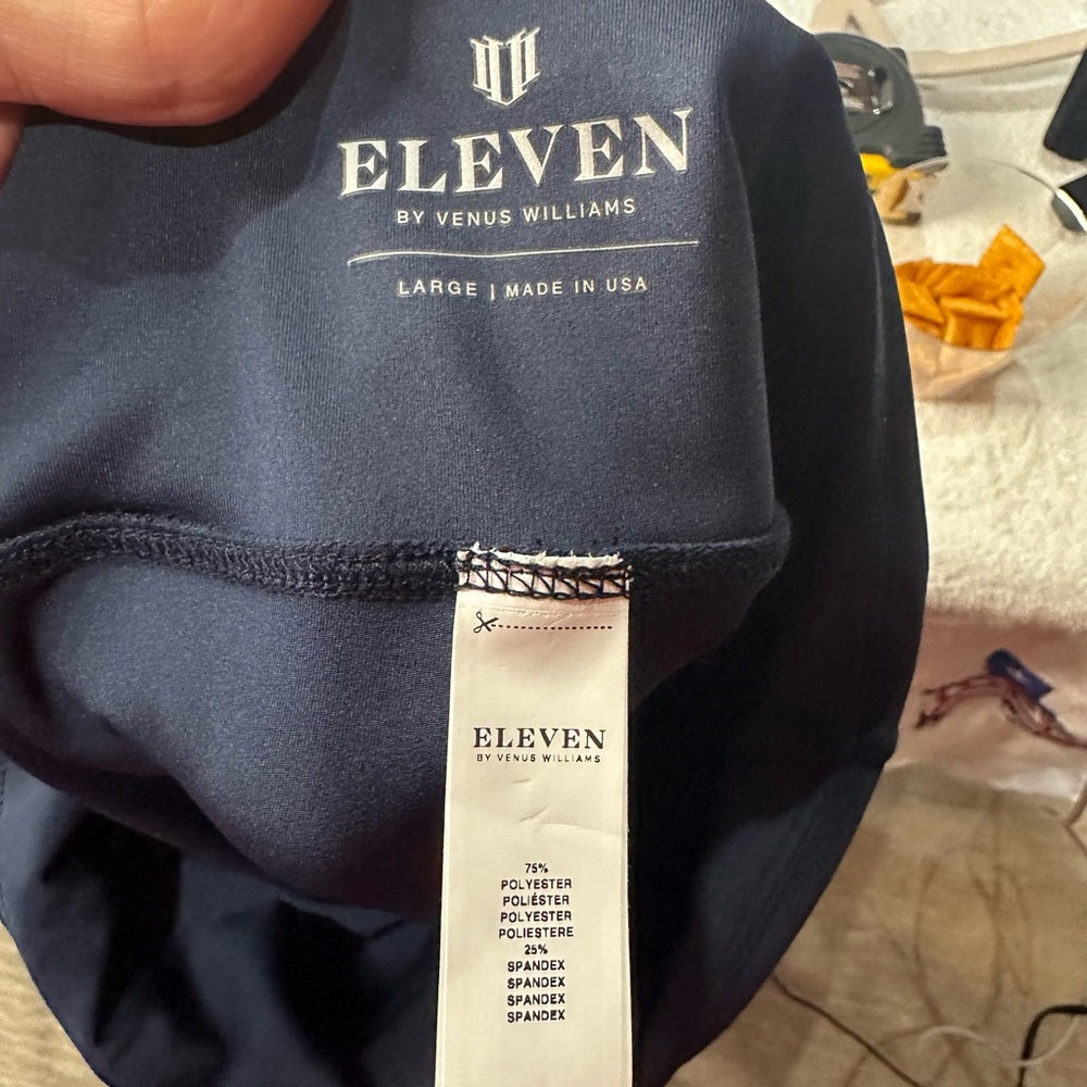 NWT SIZE L EleVen by Venus Williams Navy Leggings