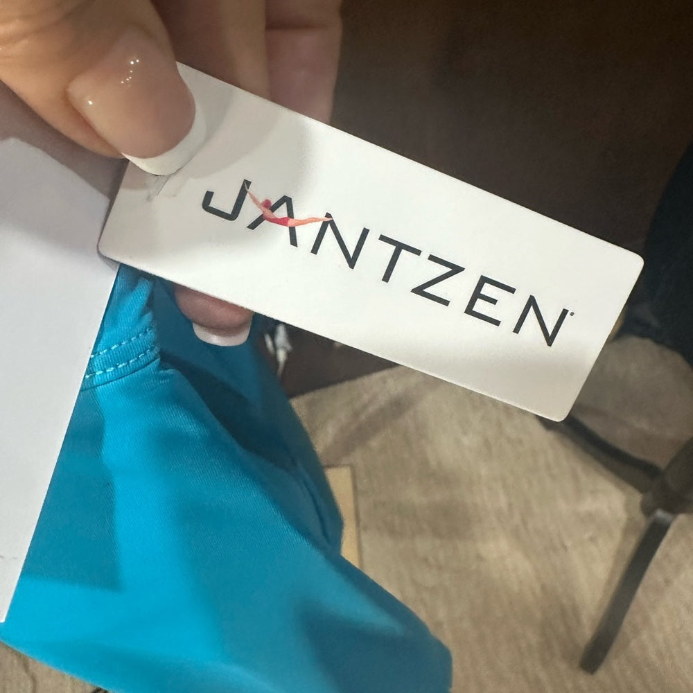 NWT SIZE 12 Jantzen Turquoise Swim Coverup Skirt