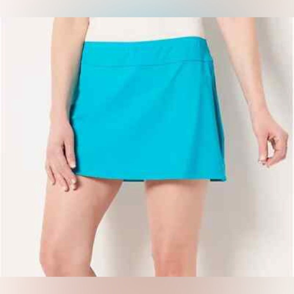 NWT SIZE 12 Jantzen Turquoise Swim Coverup Skirt