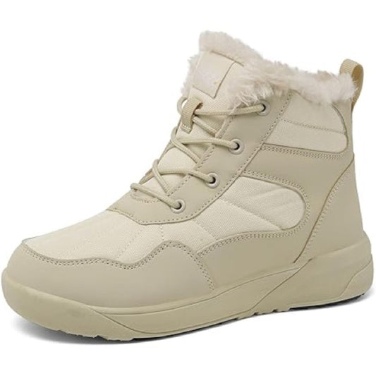 286. NEW SIZE 7 Eddie Bauer Cream Ankle Boots with Durable Sole