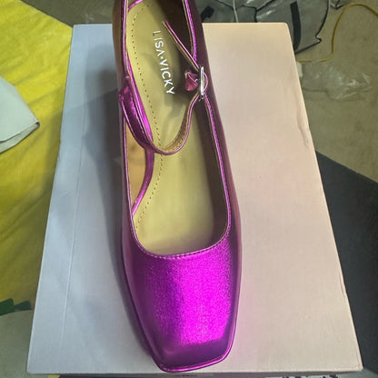 288.289.290. NEW SIZE 6/7/8 Chic Pink Heels for a Bold Statement