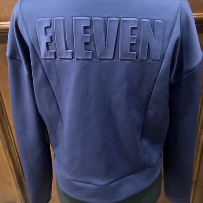 NWT SIZE XS EleVen by Venus Williams Blue Athletic Zip Up Sweater