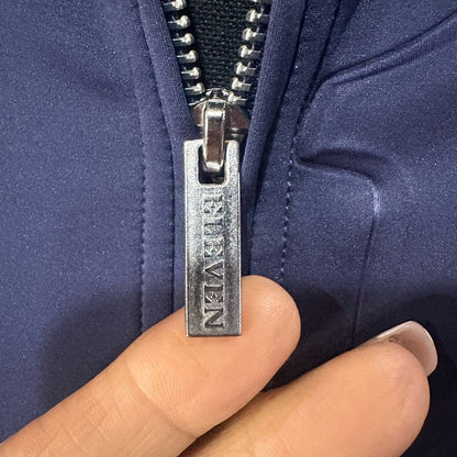 NWT SIZE XS EleVen by Venus Williams Blue Athletic Zip Up Sweater