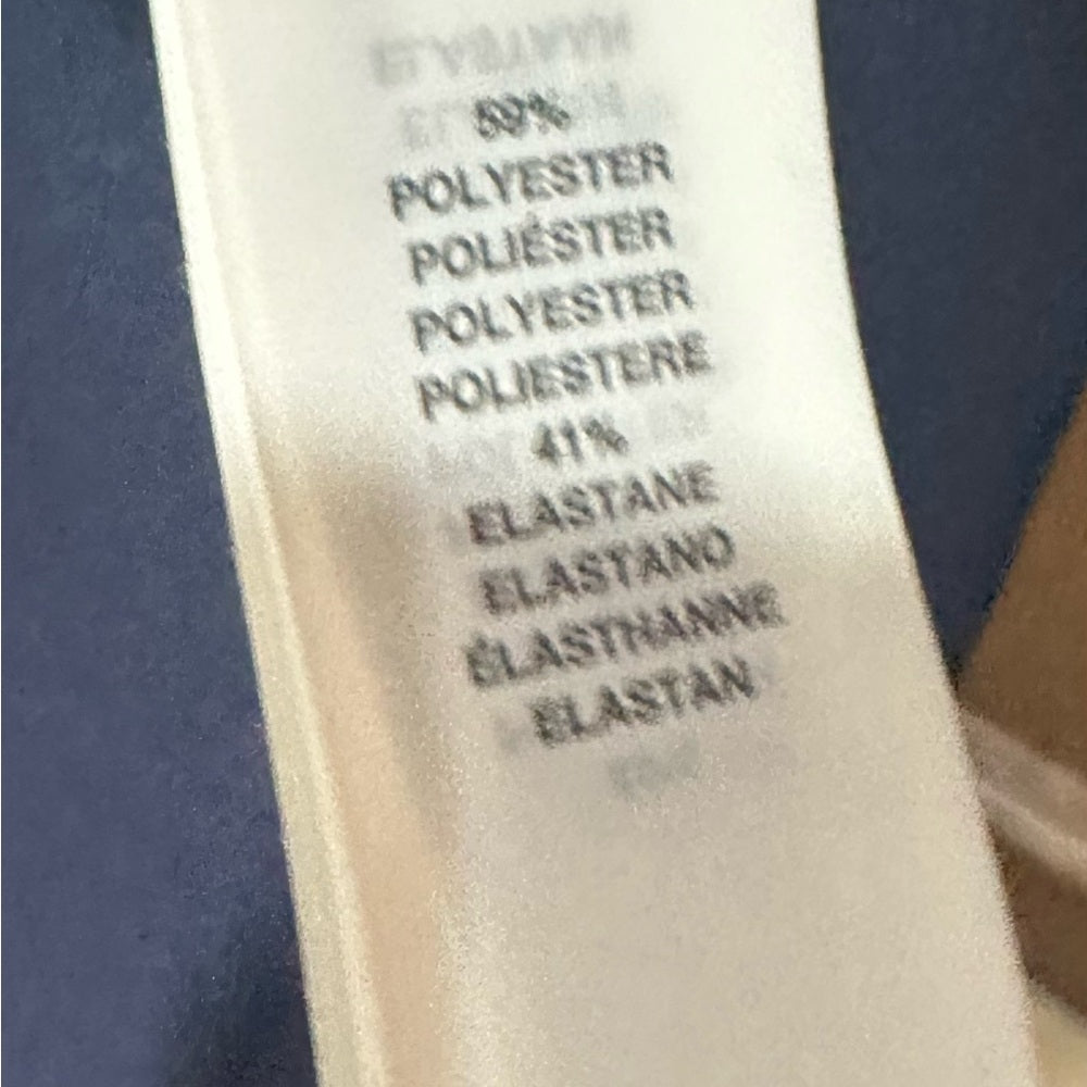 NWT SIZE XS EleVen by Venus Williams Blue Athletic Zip Up Sweater