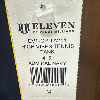 NWT SIZE M/XL EleVen by Venus Williams Blue Fitted Sleeveless Tank