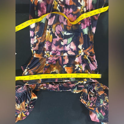 NWT SIZE 2/4/6 Misa Los Angeles Pink and Purple Ruffled Bodycon Mini Dress