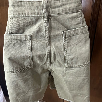 NWT SIZE L Easel Tan Bermuda Shorts Relaxed Fit Cotton Blend