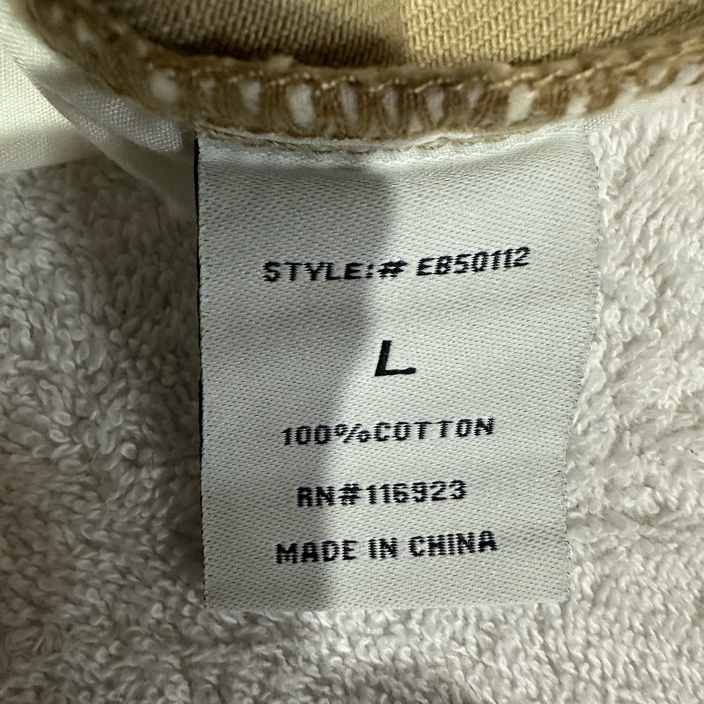 NWT SIZE L Easel Cream High Waist Pleated Shorts