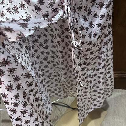 NWT SIZE M/40 Maje Pink Ruched Midi Pencil Skirt