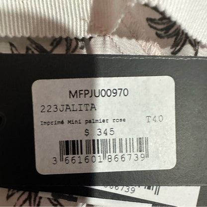 NWT SIZE M/40 Maje Pink Ruched Midi Pencil Skirt