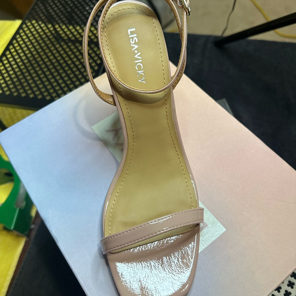 310. NEW SIZE 9 Lisa Vicky Pink Heels with Modern Sophistication